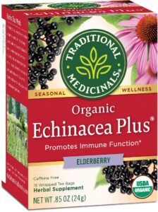 Medicinals Organic Echinacea Plus Elderberry Seasonal Tea