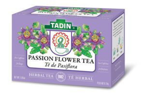 Tadin Herb and Tea Co Passion Flower Herbal Tea, Caffeine Free healthy tea for drinking